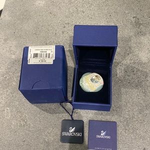 Swarovski crystal ring